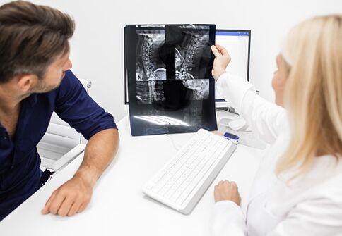 Arvikaren osteochondrosiaren diagnostikoa gizakian
