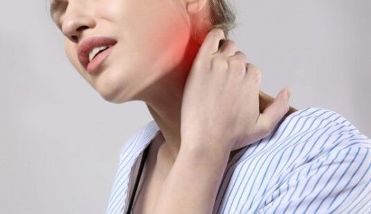 Lepoko mina osteokondrosiaren ondorioz
